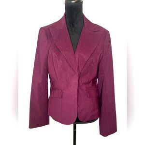NWT PARALLEL PURPLE GLITTER‎ BUSINESS OFFICE BLAZER. *Brand new*